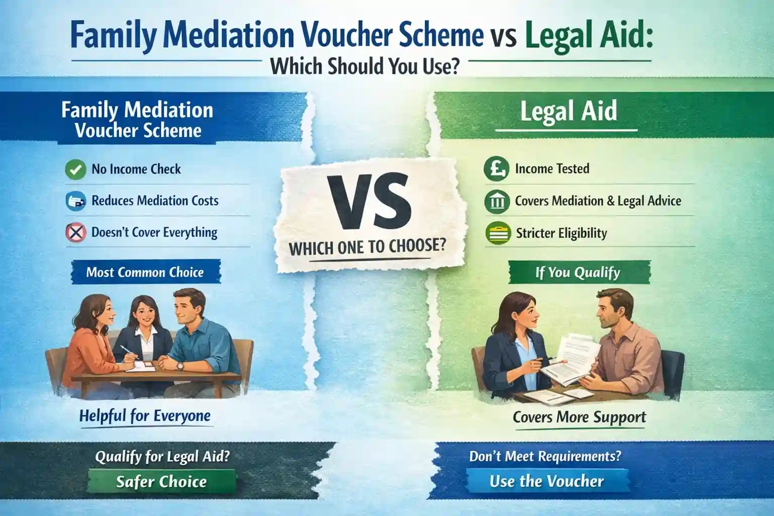 Family Mediation Voucher Scheme vs Legal Aid: Which Should You Use Southampton?