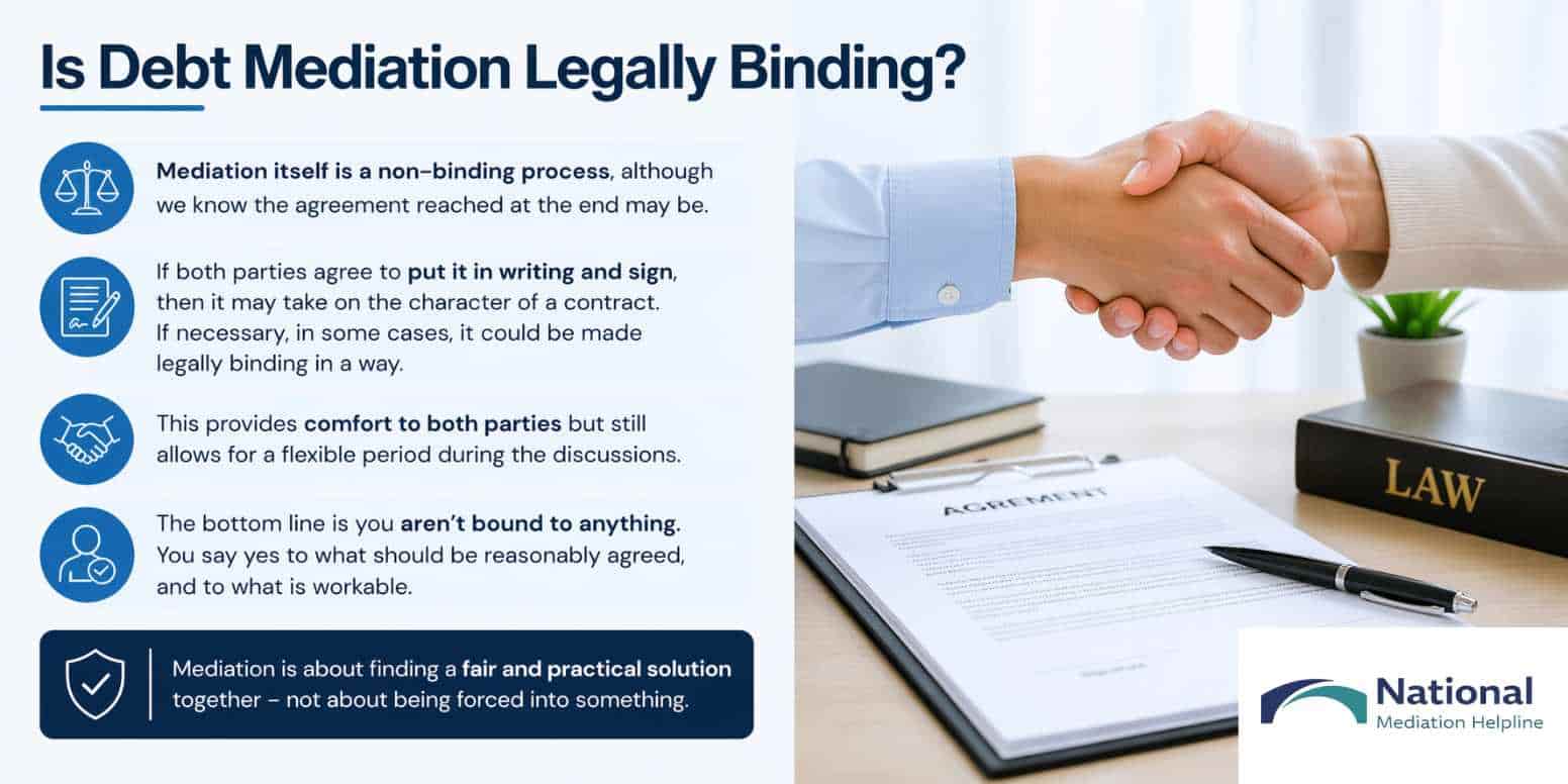 Is Debt Mediation Legally Binding Southampton