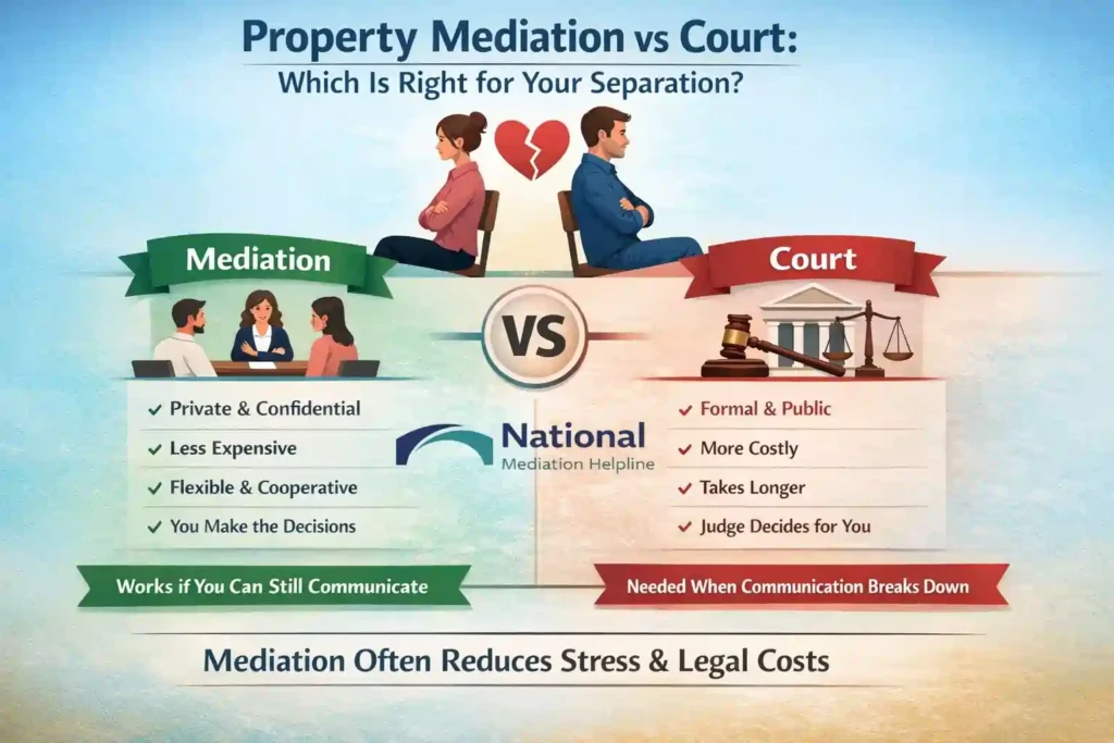Property Mediation vs Court: Which Is Right for Your Separation Southampton?