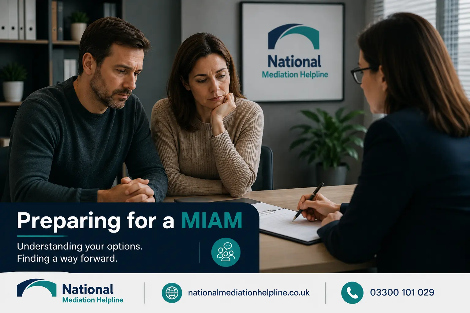 How to prepare for a miam in Southampton Preparing for a MIAM. An image explaining how to prepare yourself emotionally and rationally for the first miam appointment 